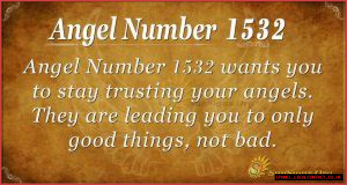 
ANGEL NUMBER 1532
