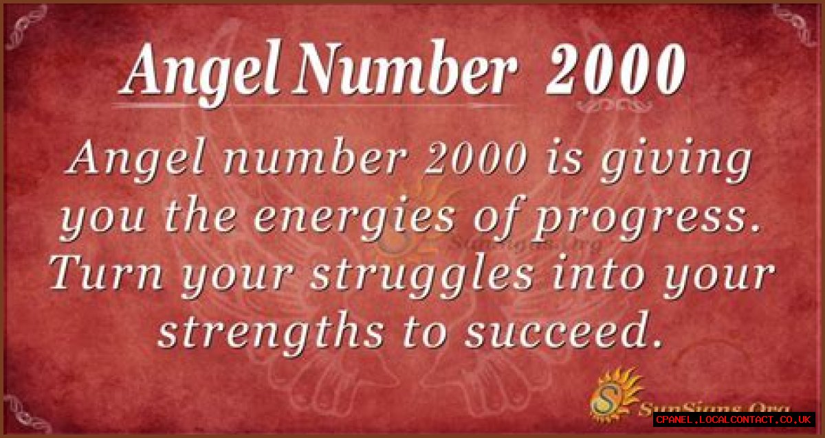 
ANGEL NUMBER 2000
