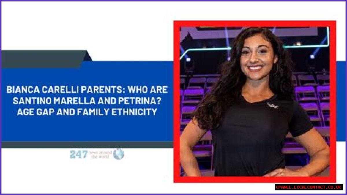 Bianca Carelli Parents: Who Are Santino Marella And Petrina? Age Gap And Family Ethnicity