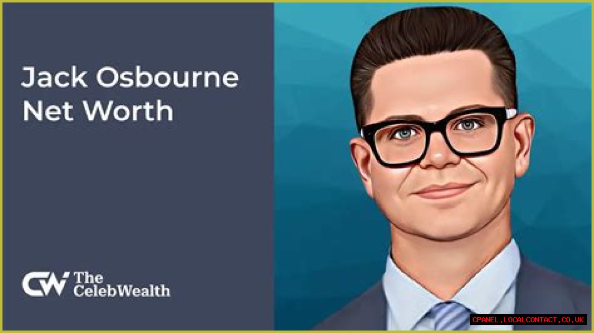 Exploring Jack Osbourne's Net Worth: A Journey Through Fame And Fortune