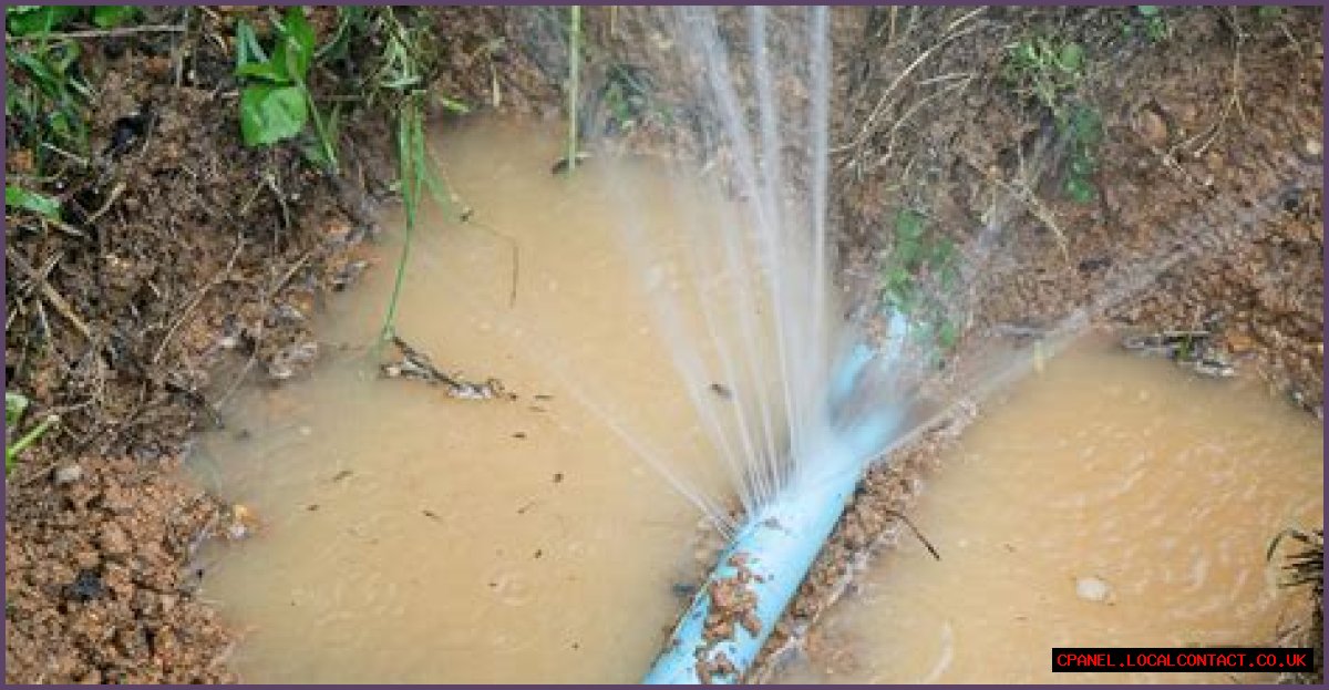 How much does it cost to fix a broken water main?