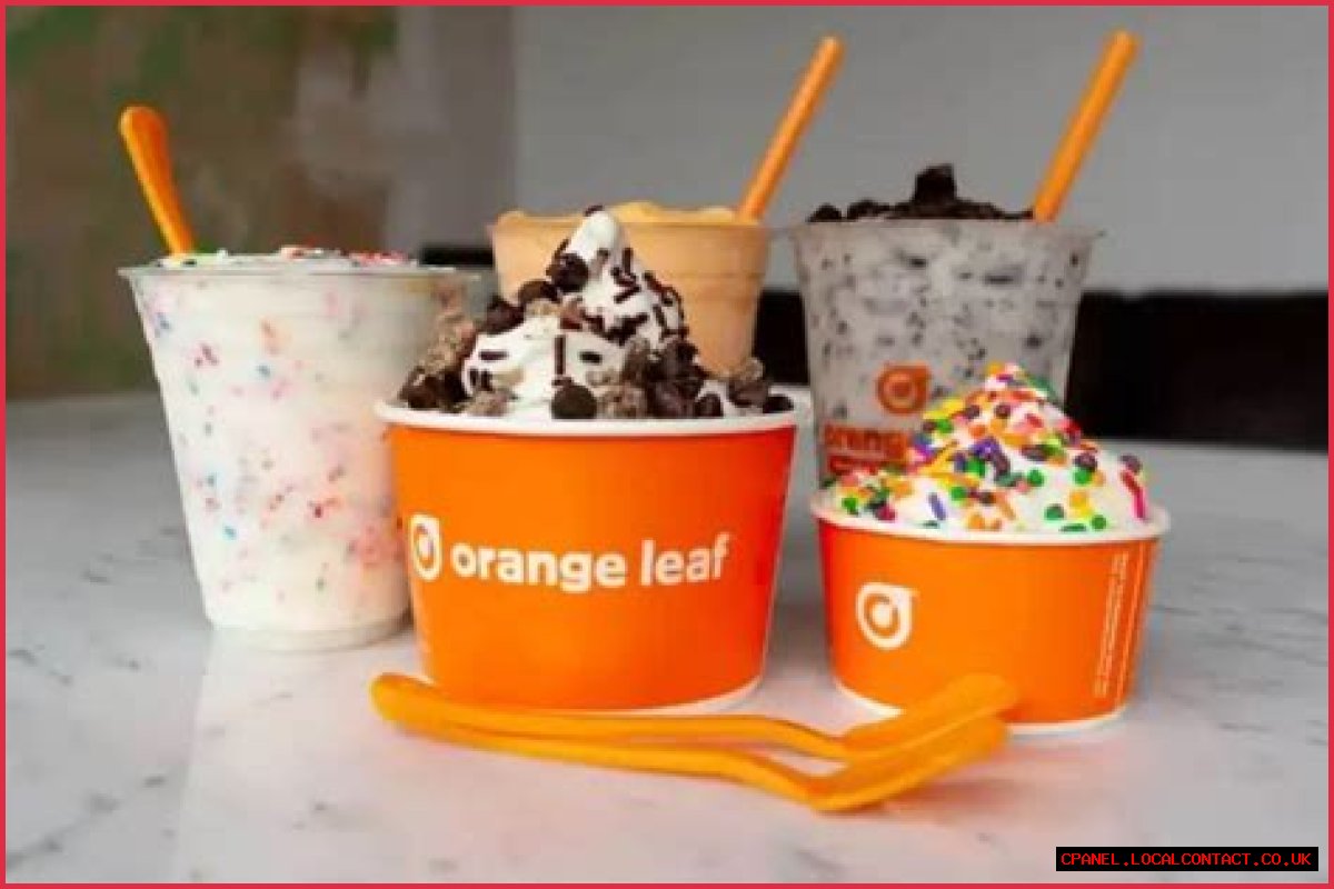 How much is yogurt at Orange Leaf?