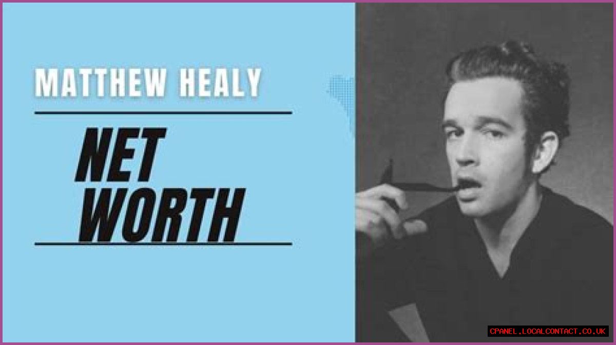 
How Much Money Does Matthew Healy Make? Latest Income Salary
