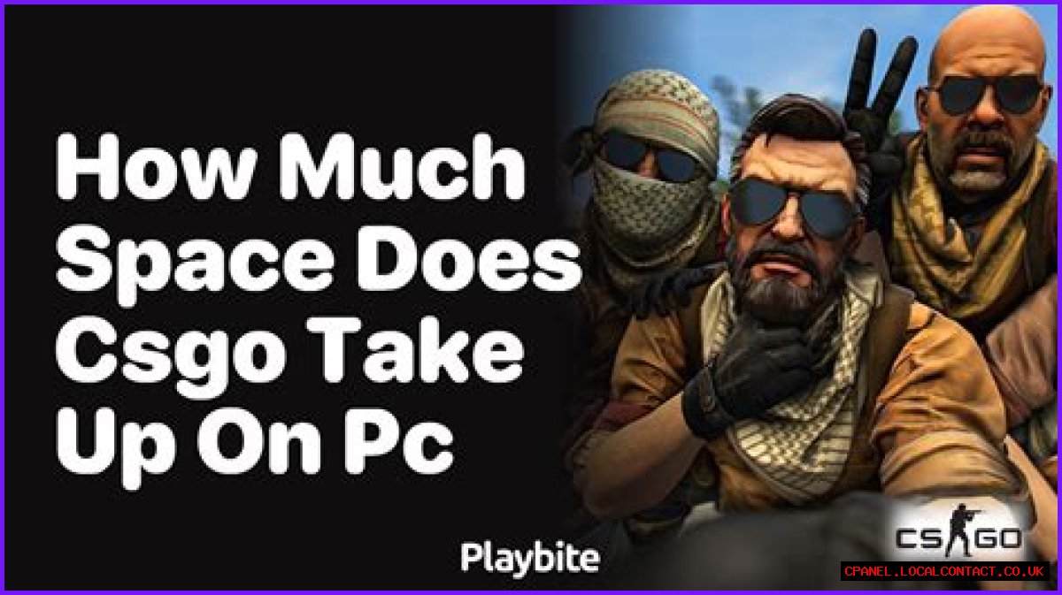 How much space does csgo take