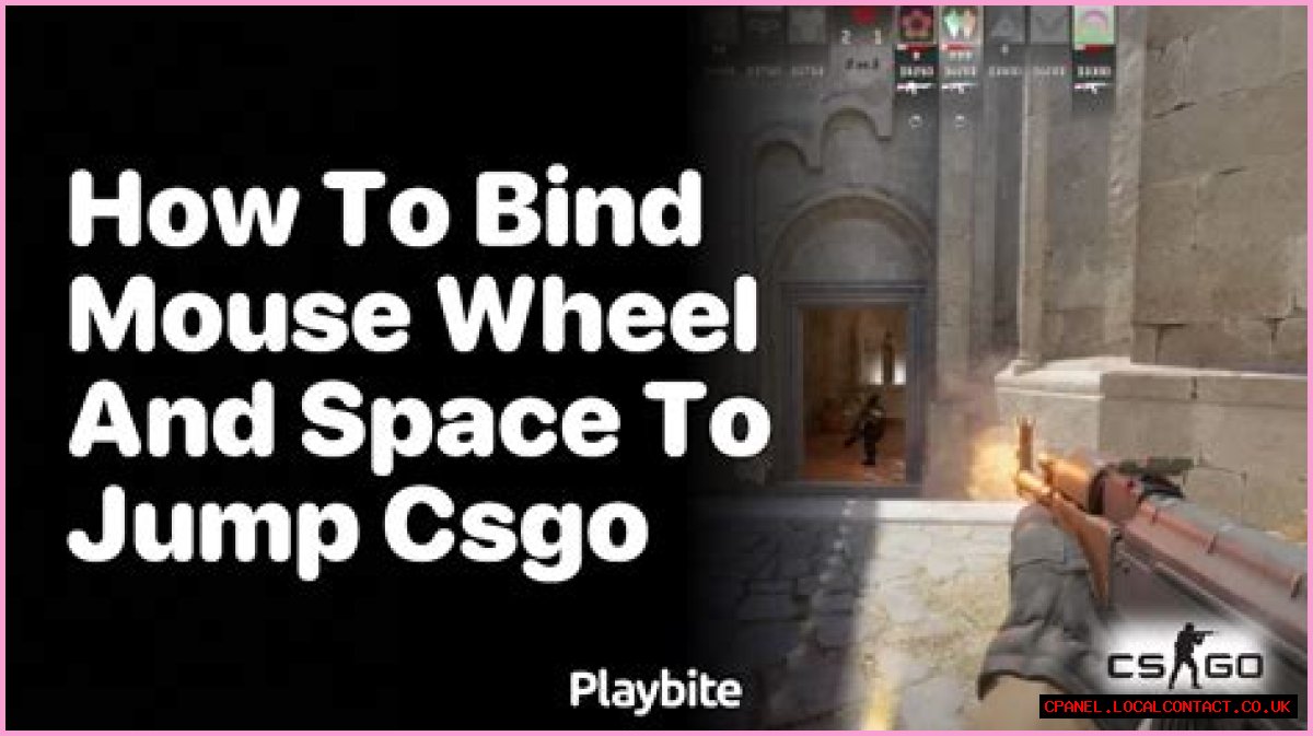 How to bind mouse wheel to jump csgo