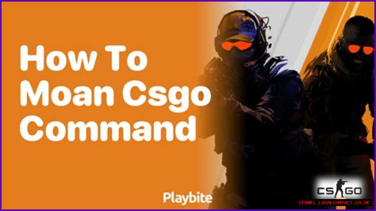 How to moan in csgo command