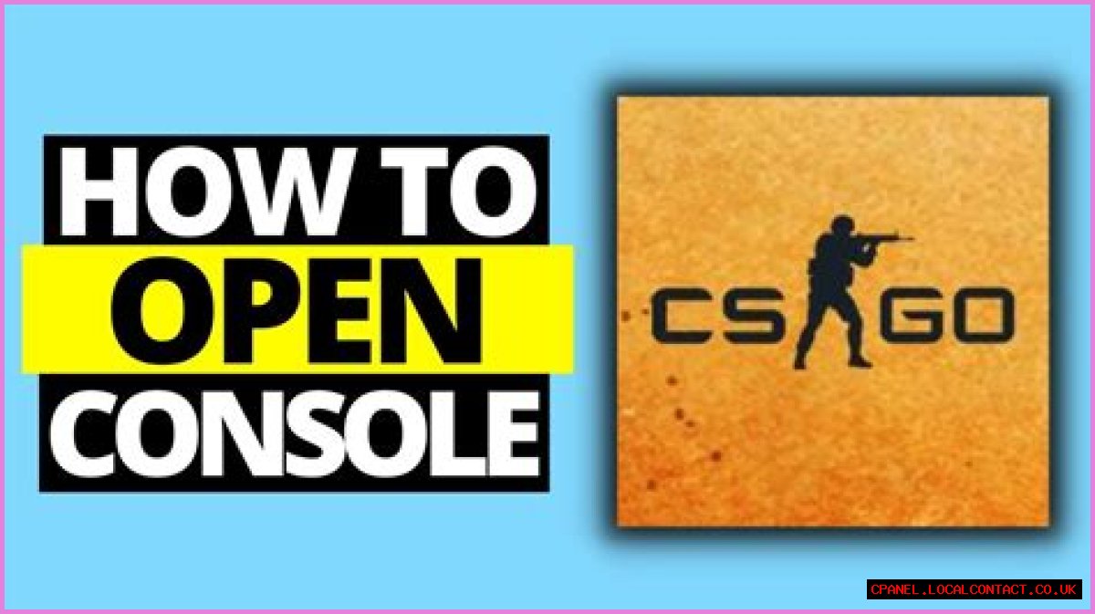 How to open console csgo