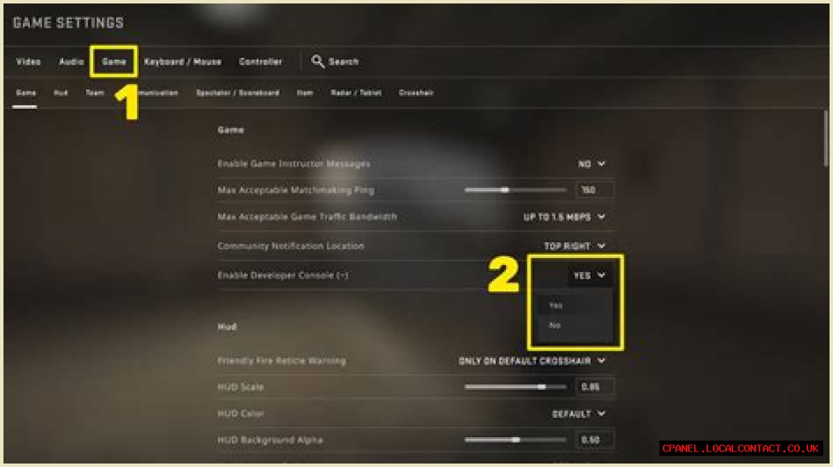 How to open csgo console