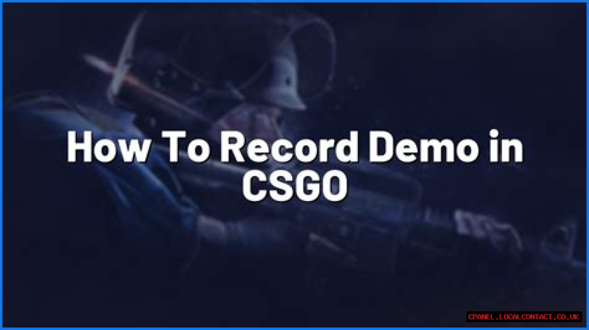 How to record demos in csgo