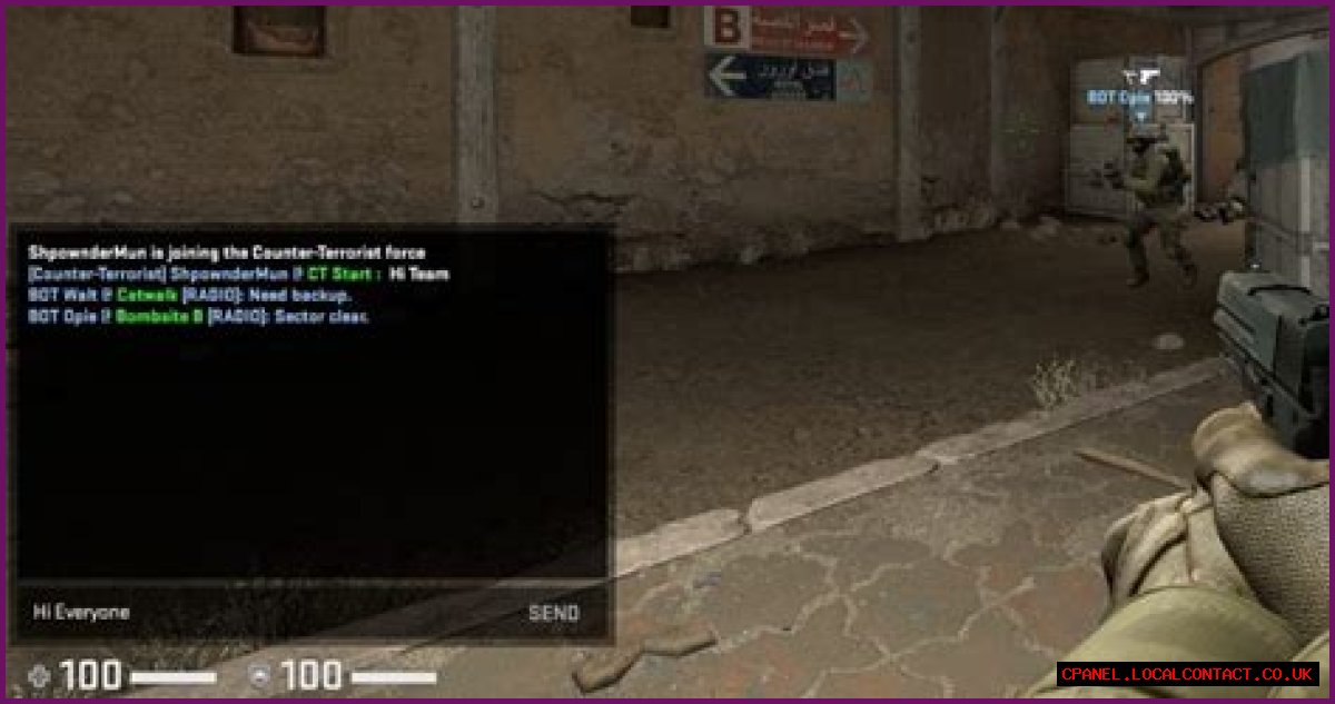 How to type in csgo