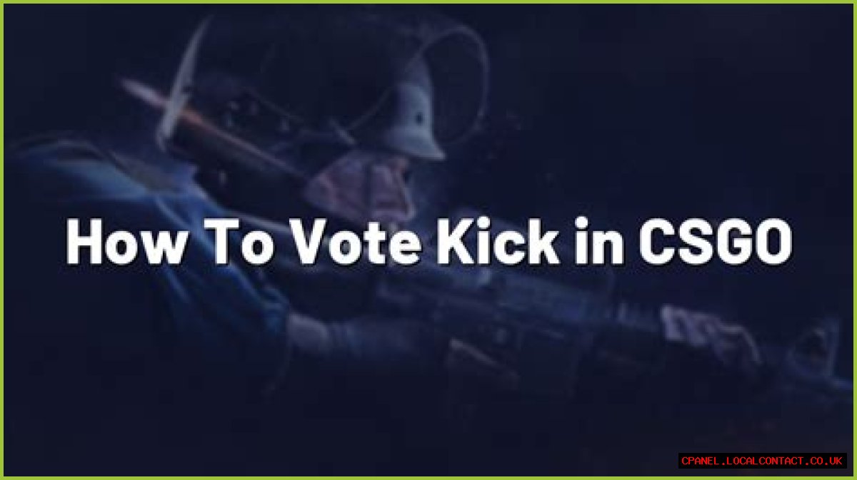 How to vote kick in csgo