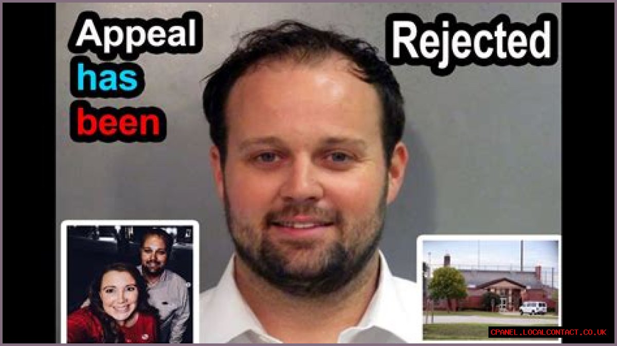 Josh Duggar's Request for Appeal Has Been Denied