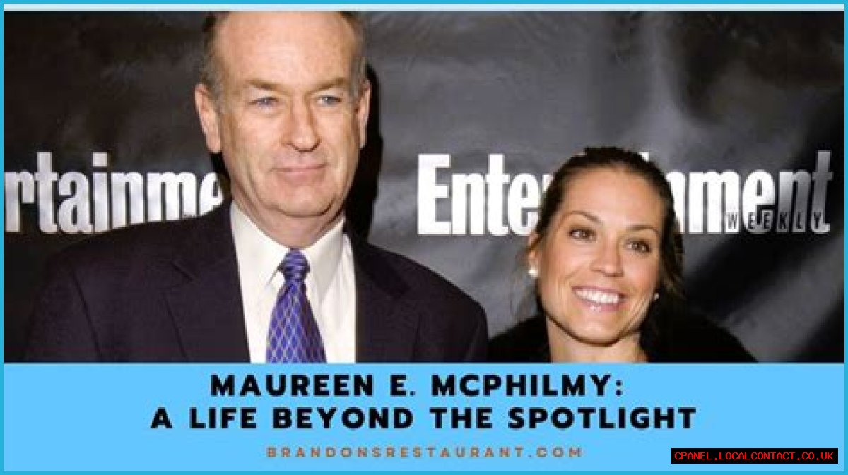 Maureen E. McPhilmy: A Deep Dive Into Her Life And Impact