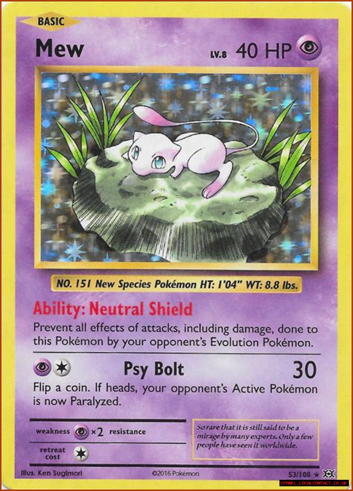 Mew (Pokémon) - Bulbapedia, the community-driven Pokémon encyclopedia