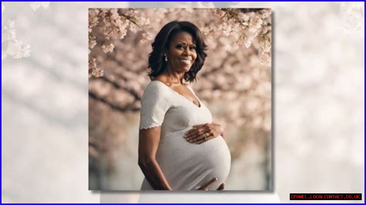 Michelle Obama Pregnancy Picture: A Glimpse Into A Historic Moment