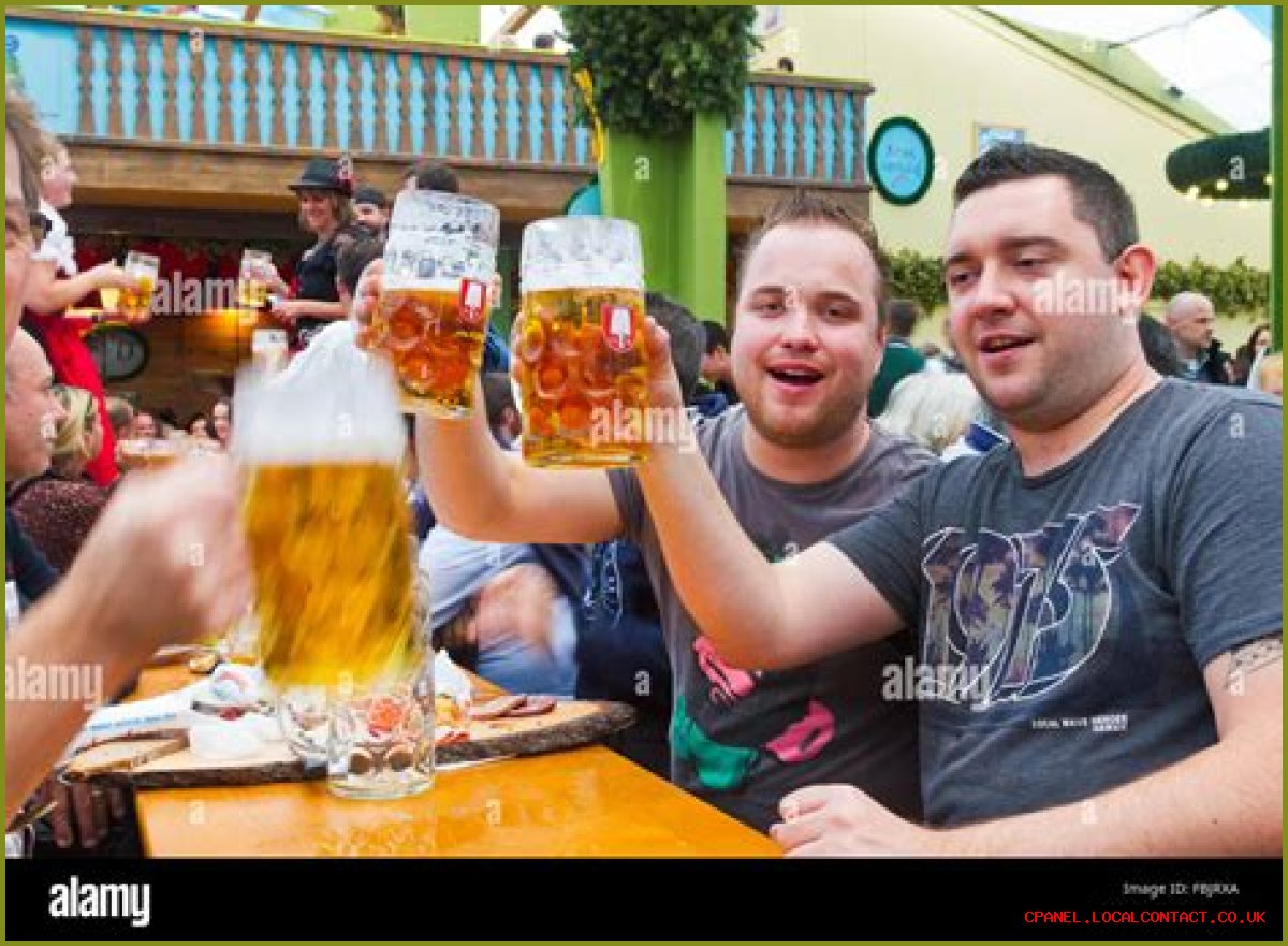 Mug in a beer hall