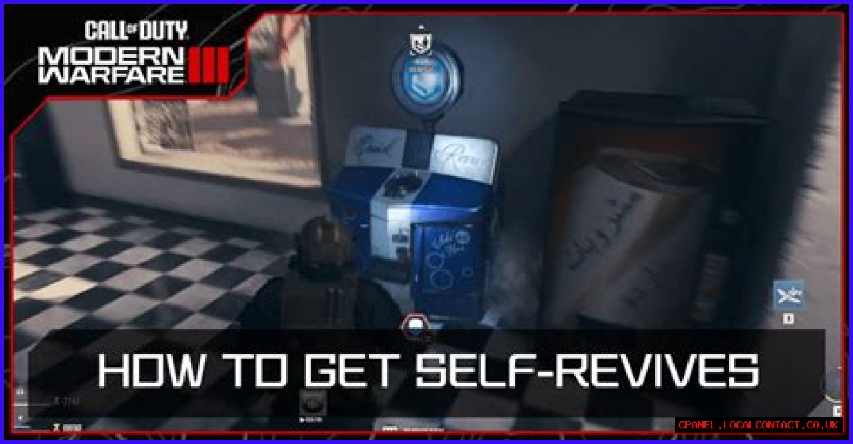 MW3: How To Get Self Revives