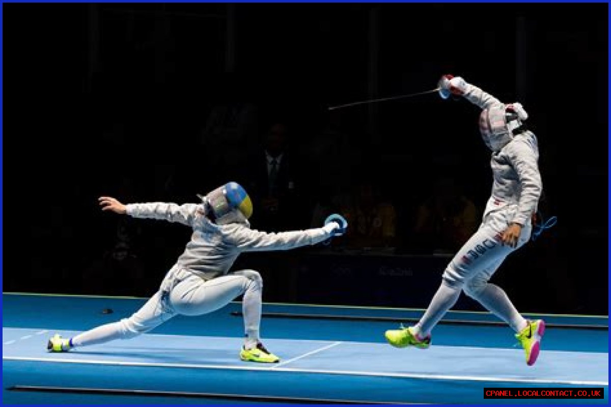 Olympic fencing event