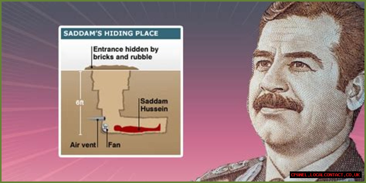 Saddam Hussein's Hiding Place Meme: A Cultural Phenomenon