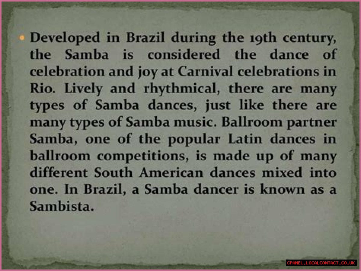 Samba Pa Ti Meaning: Exploring The Essence Of Music And Dance