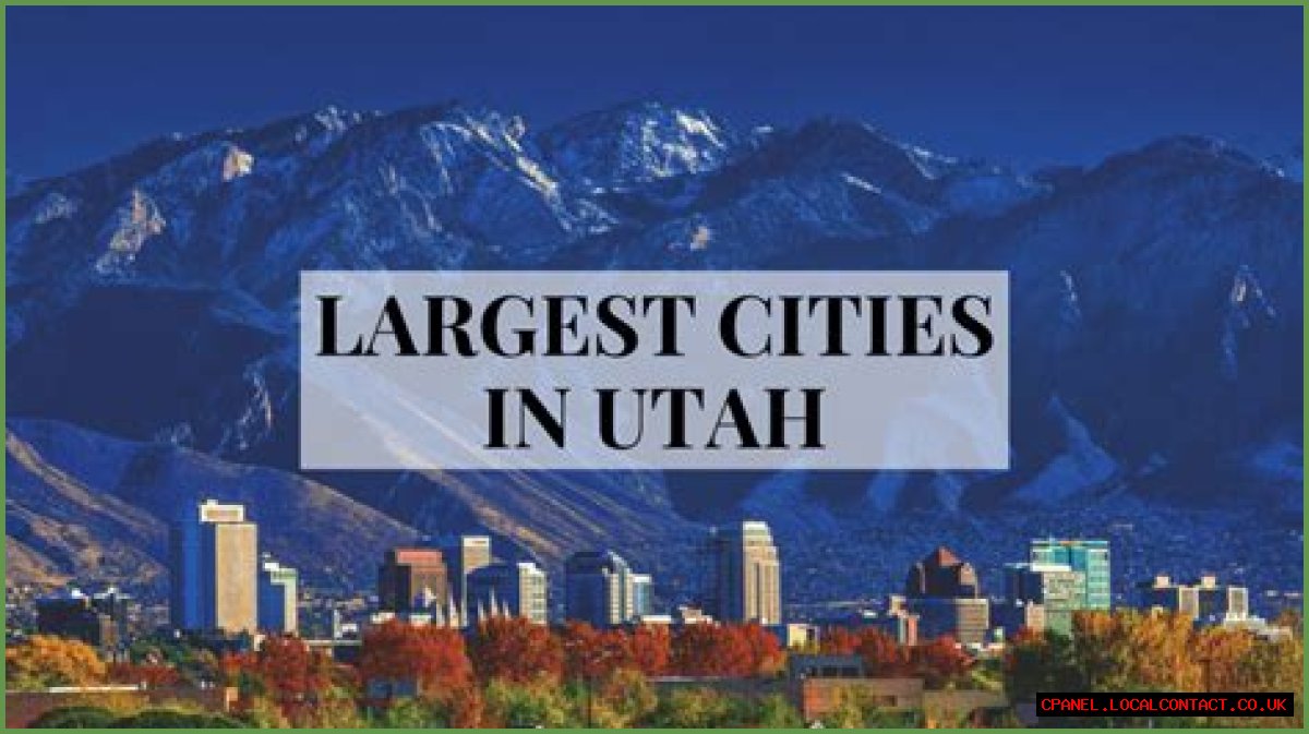 Third-largest city in Utah by population