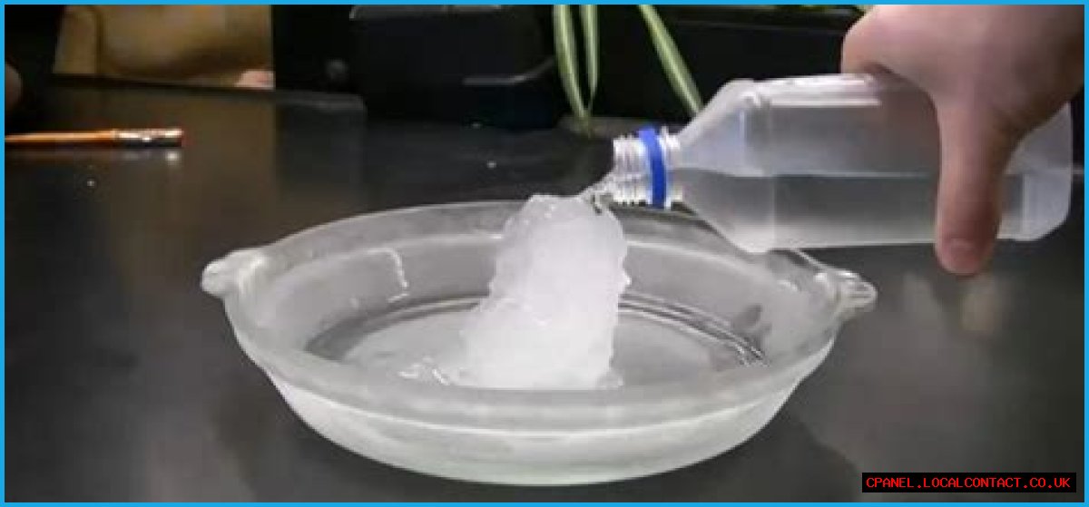 Turn from ice into water