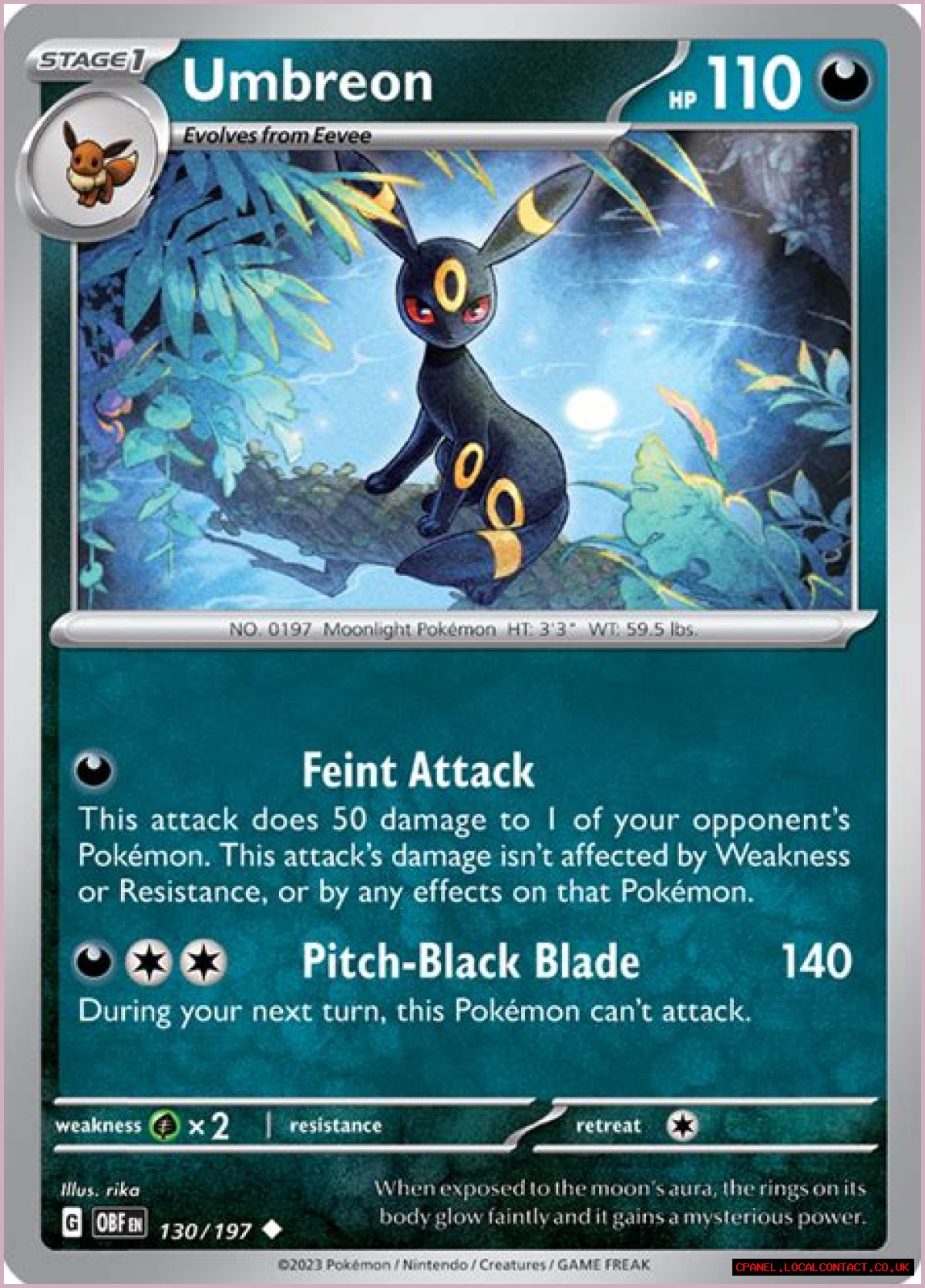 Umbreon (Pokémon) - Bulbapedia, the community-driven Pokémon encyclopedia