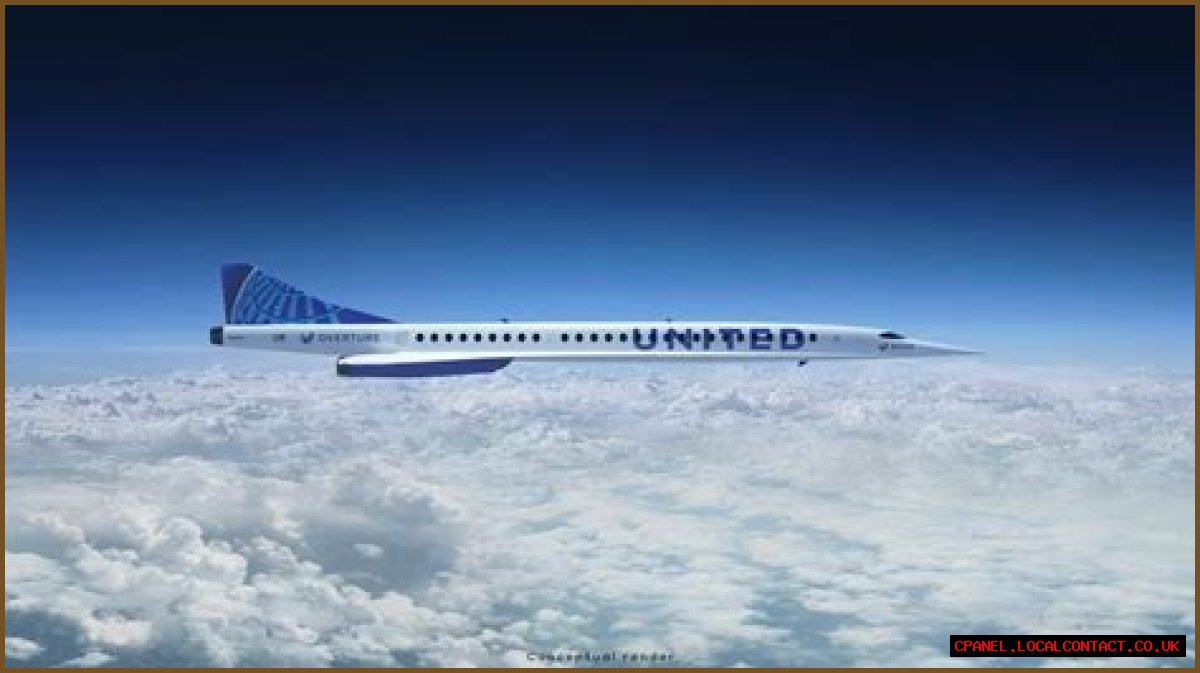 United Airlines Buys 15 Boom Supersonic Jets, Could Halve Flight Times