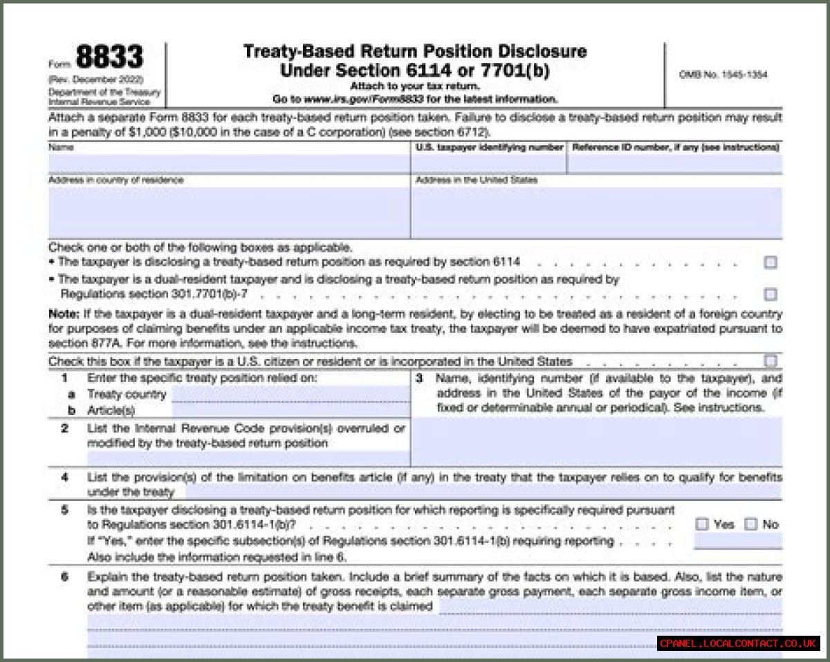 What is a treaty-based return position?
