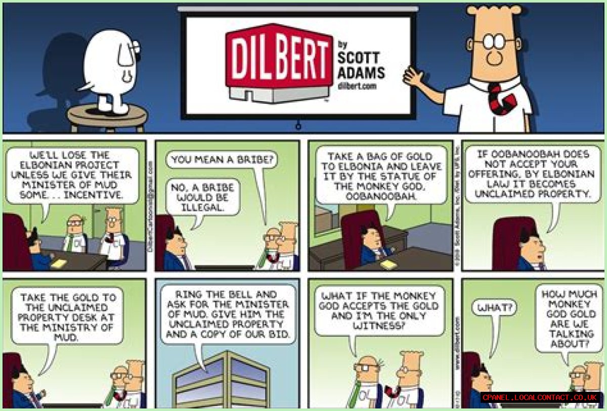 What is Dilbert cartoon?